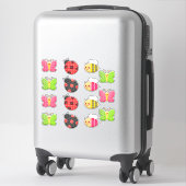 Kawaii Ladybug Butterfly Bumble Bee Insect Sticker (Koffer)