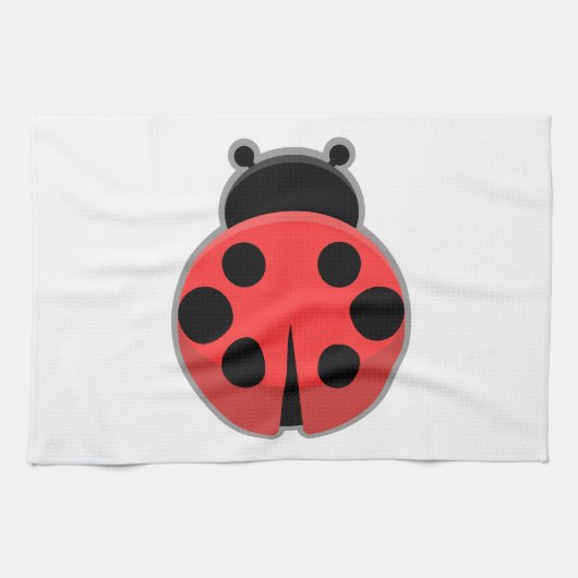 Kawaii Ladybug Theedoek (Horizontaal)