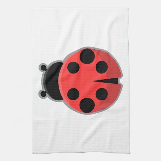 Kawaii Ladybug Theedoek (Verticaal)