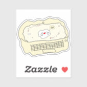 Kawaii laptop vinyl sticker (Vel)