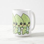 Kawaii Leaf Babies Parade Koffiemok (Voorkant rechts)