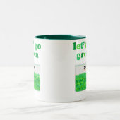KAWAII LET'S GO GREEN POT MOKKOP TWEEKLEURIGE KOFFIEMOK (Center)