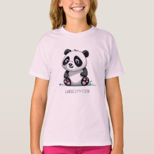 Kawaii Leuk Baby Panda Design T-shirt