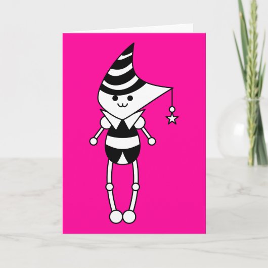 Kawaii leuke cartoon karakter wenskaarten kaart (Voorkant)