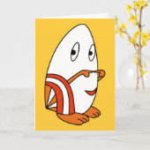 Kawaii leuke cartoon karakter wenskaarten kaart (Gele Bloem)