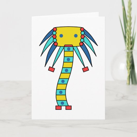 Kawaii leuke cartoon karakter wenskaarten kaart (Voorkant)