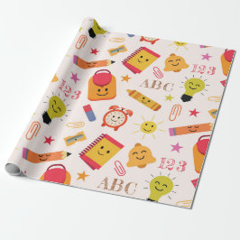 Kawaii Leuke Grappige Schoolbenodigdheden Cadeaupapier