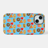 Kawaii Leuke Junk Food iPhone 15 Case (Achterkant horizontaal)