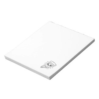 Kawaii leuke pizzapunt kleurplaat notitieblok