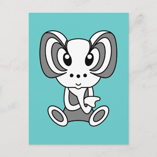 Kawaii leuke tekenfilm briefkaarten (Voorkant)