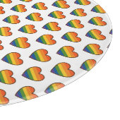 Kawaii LGBTQ+ Pride Heart Snijplank (Hoek)