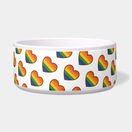 Kawaii LGBTQ+ Pride Heart Voerbakje