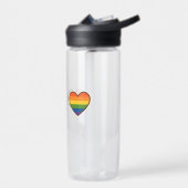 Kawaii LGBTQ+ Pride Heart Waterfles (Links)
