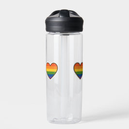 Kawaii LGBTQ+ Pride Heart Waterfles