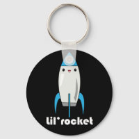 Kawaii Lil’ Rocket sleutelhanger