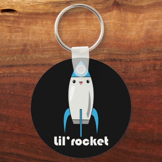 Kawaii Lil’ Rocket sleutelhanger (Voorkant)