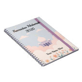 Kawaii Lilac Mosque Clouds Notitieboek (Rechterzijde)