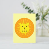 KAWAII LION SUNSHINE SWEETY BRIEFKAART (Staand voorkant)