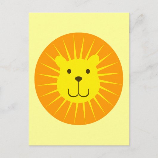 KAWAII LION SUNSHINE SWEETY BRIEFKAART (Voorkant)