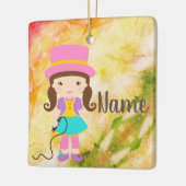 Kawaii Little Circus Girl Ornament (Links)