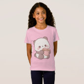 Kawaii Love Beer Uniseks T-shirt (Voorkant volledig)