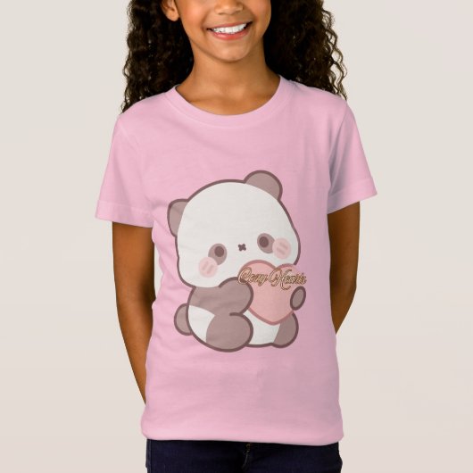 Kawaii Love Beer Uniseks T-shirt (Voorkant)