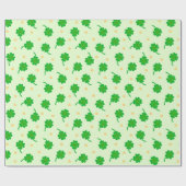 Kawaii Lucky Clover Cadeaupapier (Vlak)