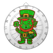 Kawaii Lucky Leprechaun Dartbord (Voorkant)