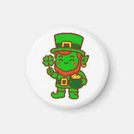 Kawaii Lucky Leprechaun Magneet