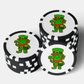 Kawaii Lucky Leprechaun Poker Chips (Opstapeling)