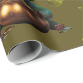 Kawaii luiaard. Grappige Ierse kabouter. Saint Pat Cadeaupapier (Rol Hoek)