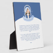 Kawaii Maagd Maria Gebed Fotoplaat (Zijkant)