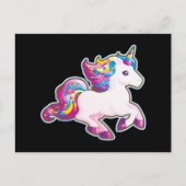Kawaii Magical Snoep Unicorn Briefkaart (Voorkant)