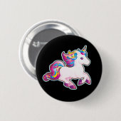 Kawaii Magical Snoep Unicorn Ronde Button 5,7 Cm (Voorkant /achterkant)