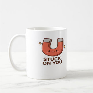 Kawaii Magnet Stuck On You Cute Playful Style  Koffiemok