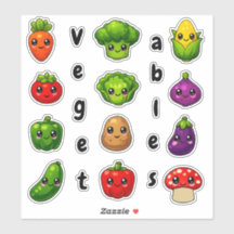 Kawaii Malse Groente Educatief Kinderbeloning