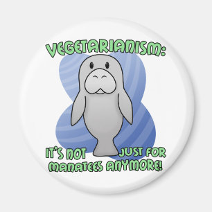Kawaii Manatee Magnet