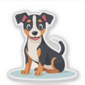 Kawaii Manchester Terrier Puppy – Slaaphouding Sticker (Voorkant)