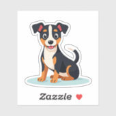 Kawaii Manchester Terrier Puppy – Slaaphouding Sticker (Vel)