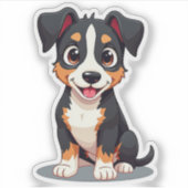 Kawaii Manchester Terrier Puppy – Slaaphouding Sticker (Voorkant)