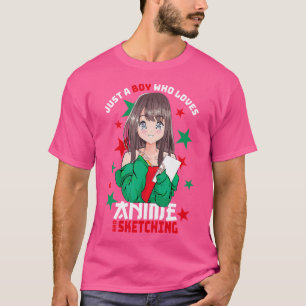 Kawaii Manga Otaku - Een jongen die van anime en m T-shirt