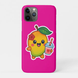 Kawaii Mango – Liefje Fruit met Hart Smoothi Case-Mate iPhone Case