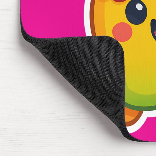 Kawaii Mango – Liefje Fruit met Hart Smoothi Muismat (Hoek)