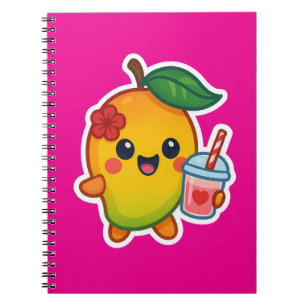 Kawaii Mango – Liefje Fruit met Hart Smoothi Notitieboek