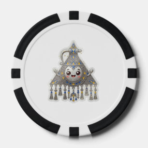 Kawaii Marokkaanse Amazigh Fibula - Traditionele T Poker Chips