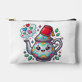 Kawaii Marokkaanse Munt Theepot Sticker Etui
