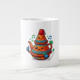 Kawaii Marokkaanse Theepot - Cute Berred Stok Grote Koffiekop