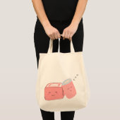 Kawaii Marshmallow-Canvas tas (Voorkant (product))