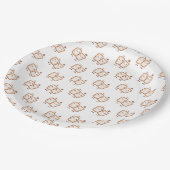 Kawaii Marshmallow Smores Papieren Bordje (Gekanteld)