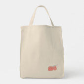 Kawaii Marshmallow Tote Tas (Achterkant)